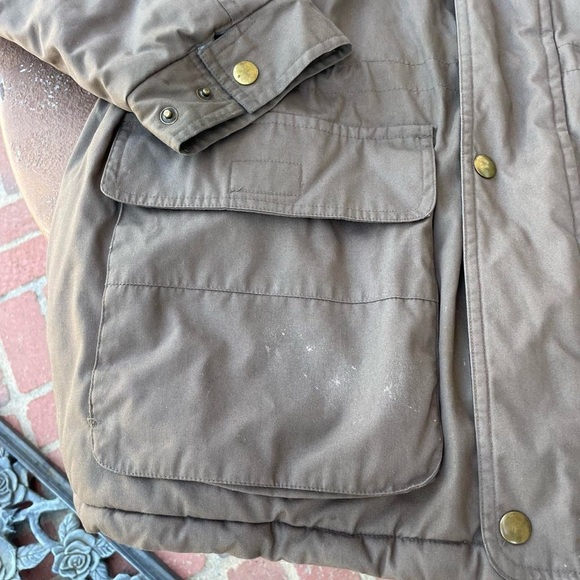 Men’s towncraft vintage heavy duty down utility jacket XL/ Has a few stains - Picture 7 of 7